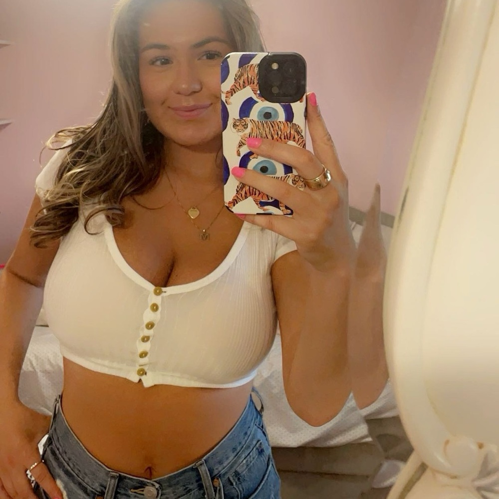 white top